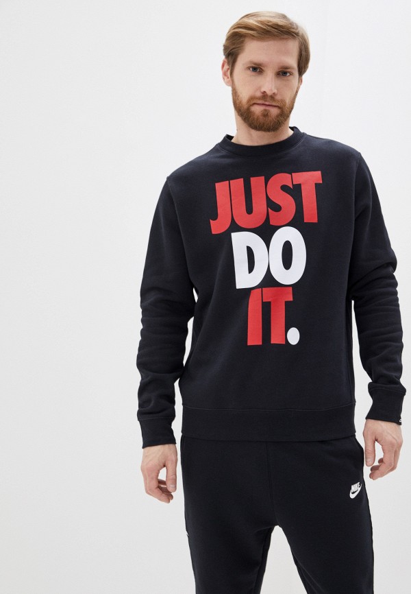 

Свитшот Nike, Черный, M NSW JDI CREW FLC HBR