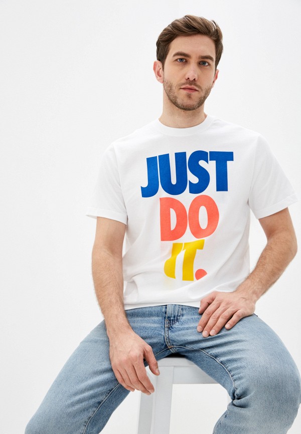 

Футболка Nike, Белый, M NSW JDI HBR