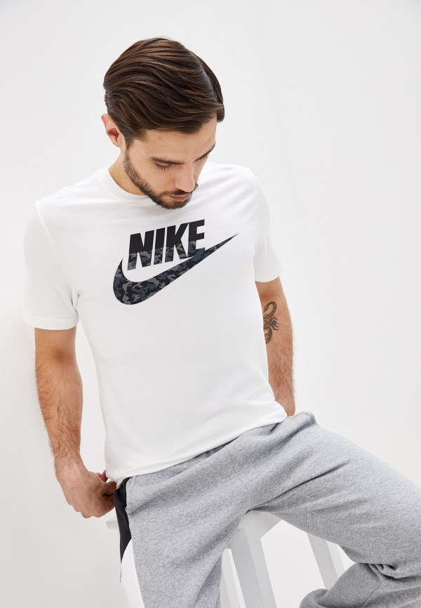 

Футболка Nike, Белый, M NSW CAMO SS TEE