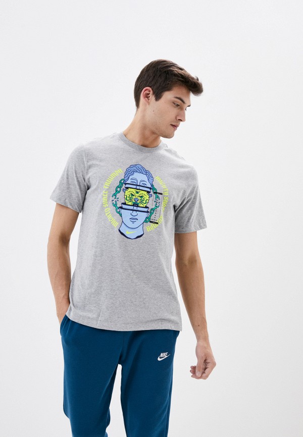 

Футболка Nike, Серый, M NK DRY TEE DFCT FTW HOOK