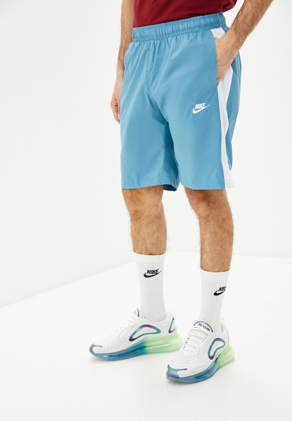 

Шорты спортивные Nike, Голубой, M NSW CE SHORT WVN CORE TRK