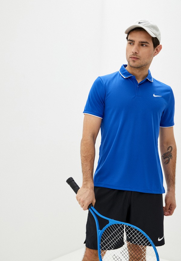 

Поло Nike, Синий, M NKCT DRY POLO TEAM