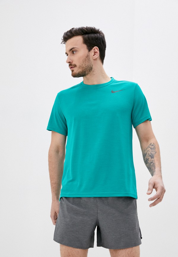 

Футболка спортивная Nike, Бирюзовый, M NK DRY SUPERSET TOP SS