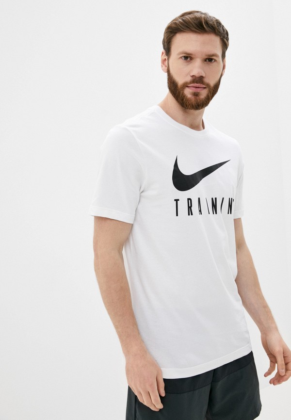

Футболка спортивная Nike, Белый, M NK DRY TEE NIKE TRAIN