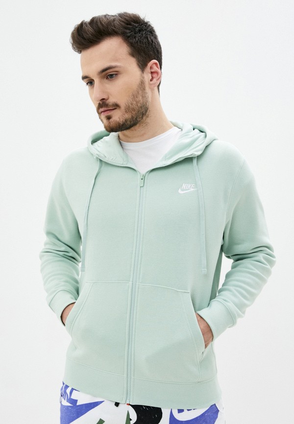 

Толстовка Nike, Бирюзовый, M NSW CLUB HOODIE FZ BB