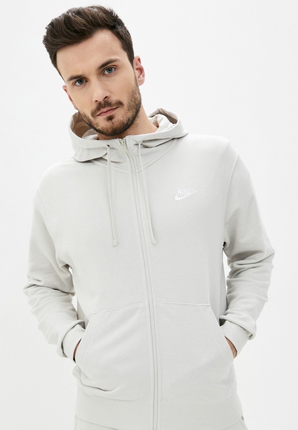 

Толстовка Nike, Серый, M NSW CLUB HOODIE FZ FT