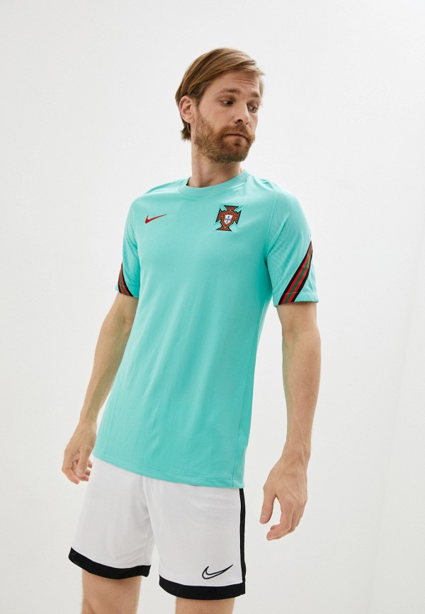 

Футболка спортивная Nike, Бирюзовый, FPF M NK BRT STRK TOP SS
