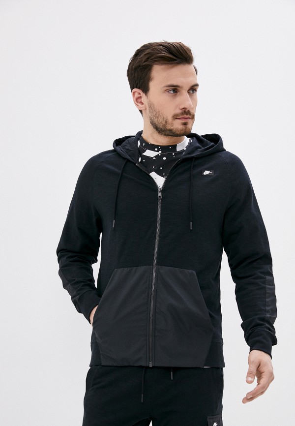 

Толстовка Nike, Черный, M NSW ME HOODIE FZ LTWT MIX