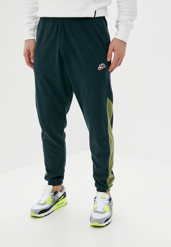 

Брюки спортивные Nike, Зеленый, M NSW HE WR PANT JSY SIGNATURE