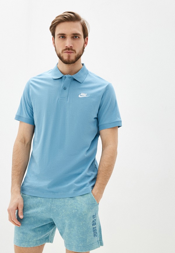 

Поло Nike, Голубой, M NSW CE POLO MATCHUP JSY