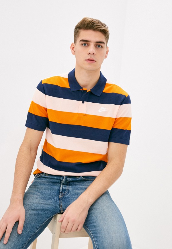 

Поло Nike, Разноцветный, M NSW CE POLO MATCHUP STRIPE