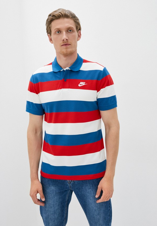 

Поло Nike, Разноцветный, M NSW CE POLO MATCHUP STRIPE