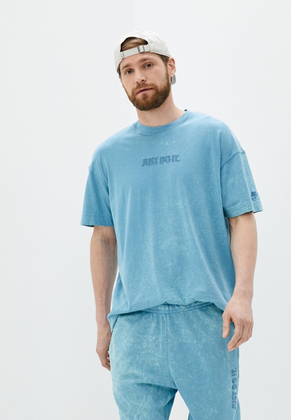 

Футболка Nike, Голубой, M NSW JDI TOP SS WASH