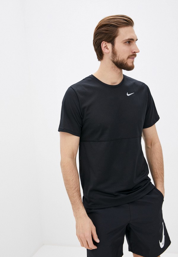 

Футболка спортивная Nike, Черный, M NK BREATHE RUN TOP SS