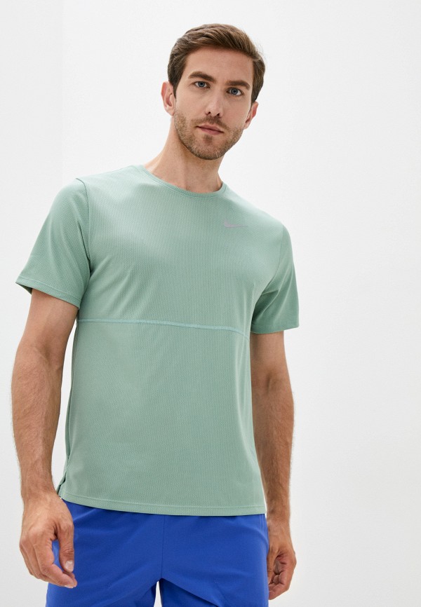 

Футболка спортивная Nike, Зеленый, M NK BREATHE RUN TOP SS