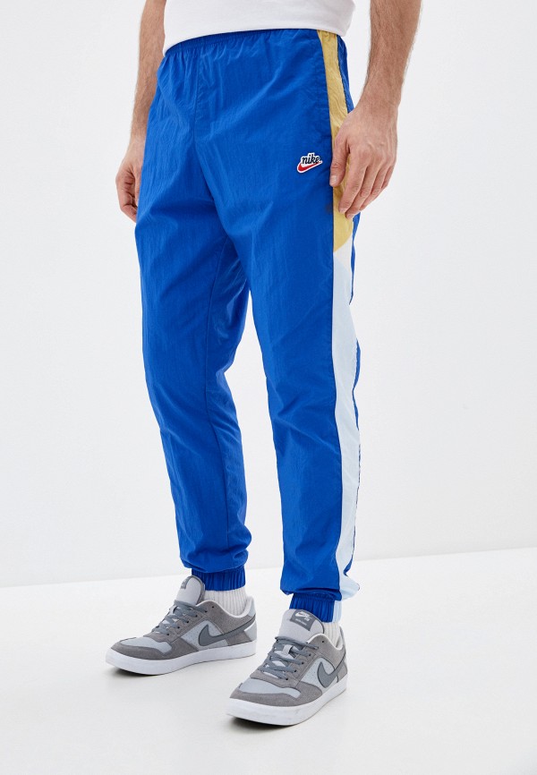 

Брюки спортивные Nike, Синий, M NSW HE WR PANT WVN SIGNATURE