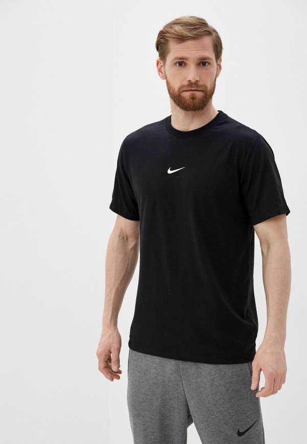

Футболка спортивная Nike, Черный, M NK DRY TEE DB SW JDI