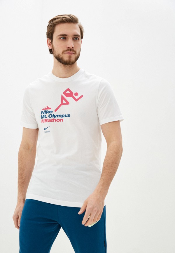

Футболка Nike, Белый, M NK DRY TEE AIRATHON