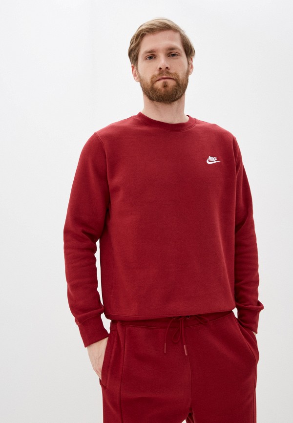 

Свитшот Nike, Бордовый, M NSW CLUB FLC CREW BB