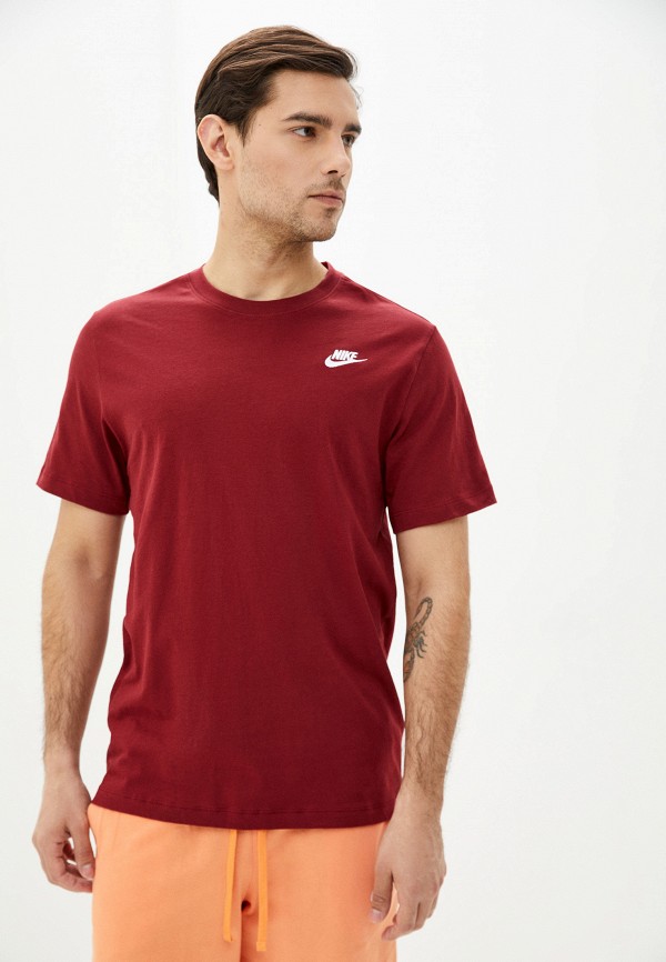 

Футболка Nike, Бордовый, M NSW CLUB SS TEE