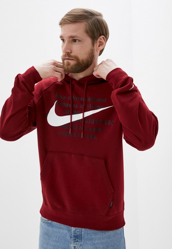 

Худи Nike, Бордовый, M NSW SWOOSH HOODIE PO FT