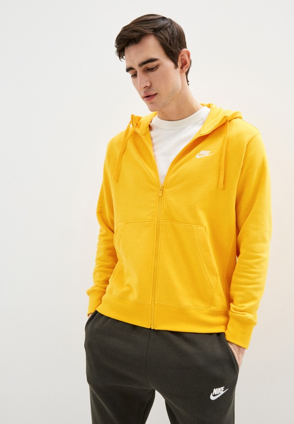 

Толстовка Nike, Желтый, M NSW CLUB HOODIE FZ FT