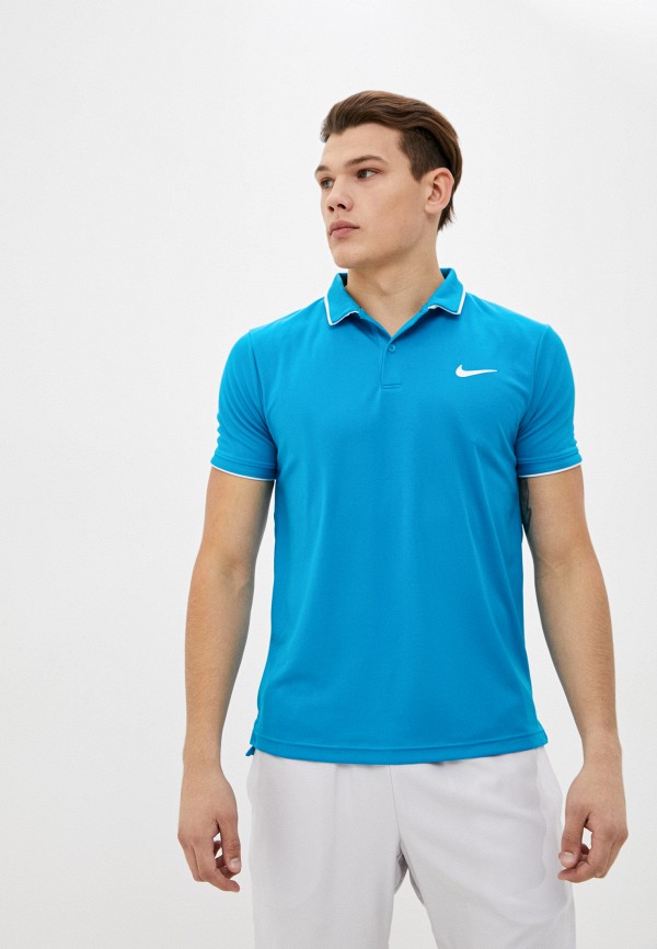 

Поло Nike, Голубой, M NKCT DRY POLO TEAM