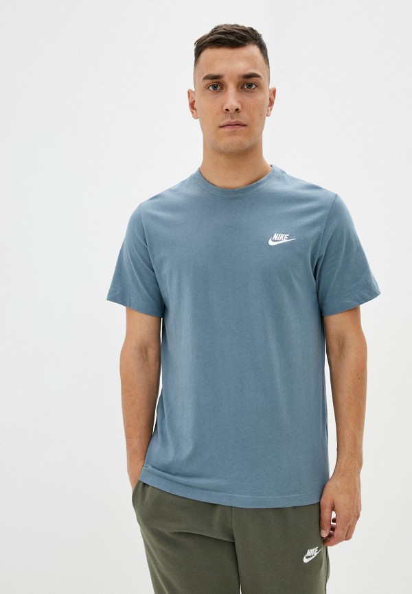 

Футболка Nike, Голубой, M NSW CLUB TEE