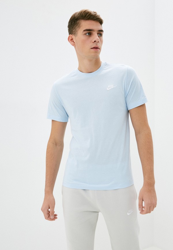 

Футболка Nike, Голубой, M NSW CLUB TEE