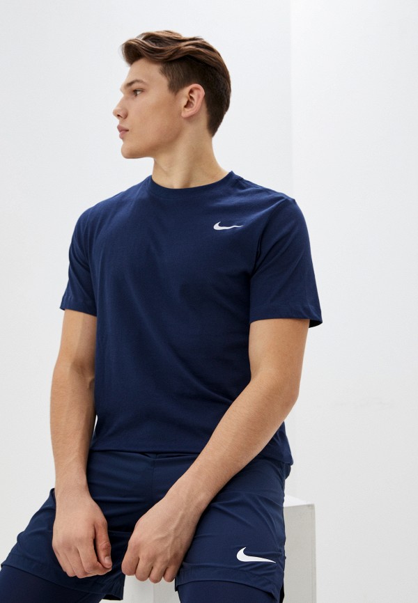 

Футболка спортивная Nike, Синий, M NK DRY TEE DFC CREW SOLID