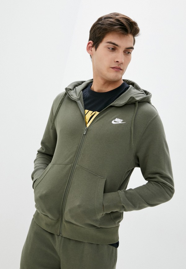 

Толстовка Nike, Хаки, M NSW CLUB HOODIE FZ FT