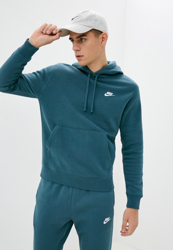 

Худи Nike, Бирюзовый, M NSW CLUB HOODIE PO BB