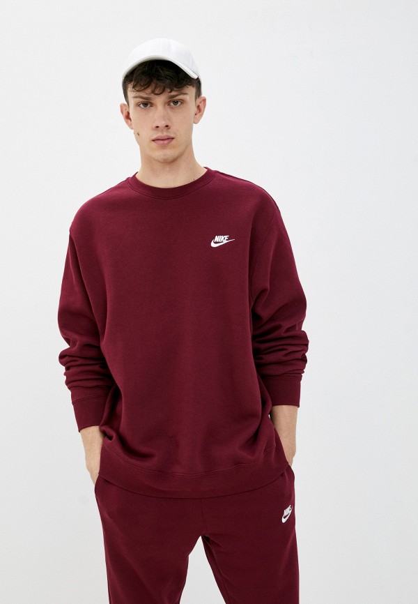 

Свитшот Nike, Бордовый, M NSW CLUB CRW BB