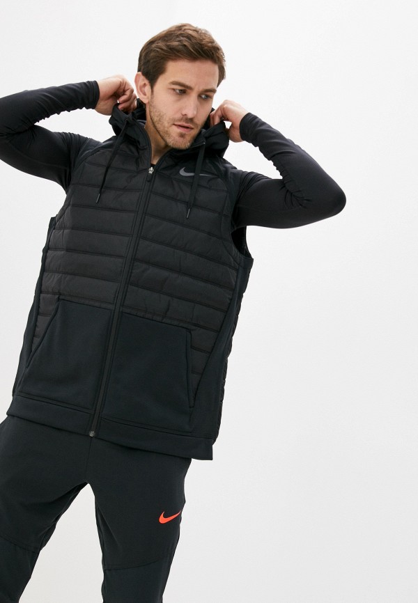 

Жилет утепленный Nike, Черный, M NK THERMA FZ VEST WINTERIZED