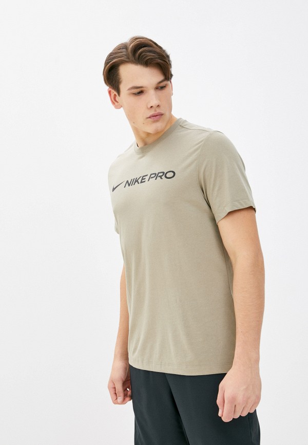 

Футболка Nike, Хаки, M NK DRY TEE NIKE PRO