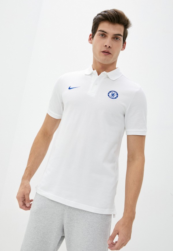 

Поло Nike, Белый, CFC M NSW POLO PQ CRE