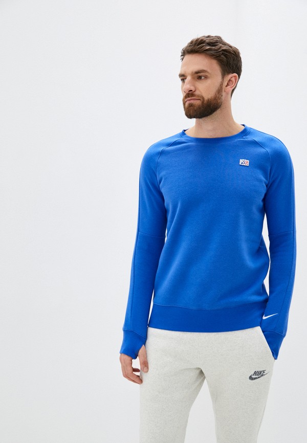 

Свитшот Nike, Синий, PSG M NK GFA FLC LS CRW II