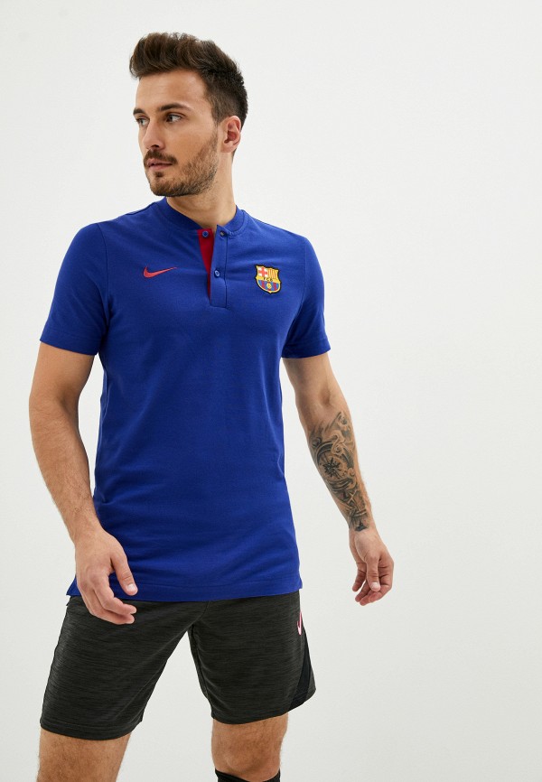 

Поло Nike, Синий, FCB M NSW MODERN GSP AUT