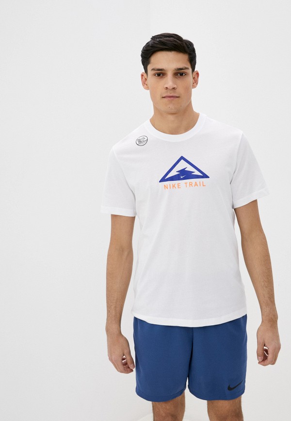 

Футболка спортивная Nike, Белый, M NK DRY TEE TRAIL