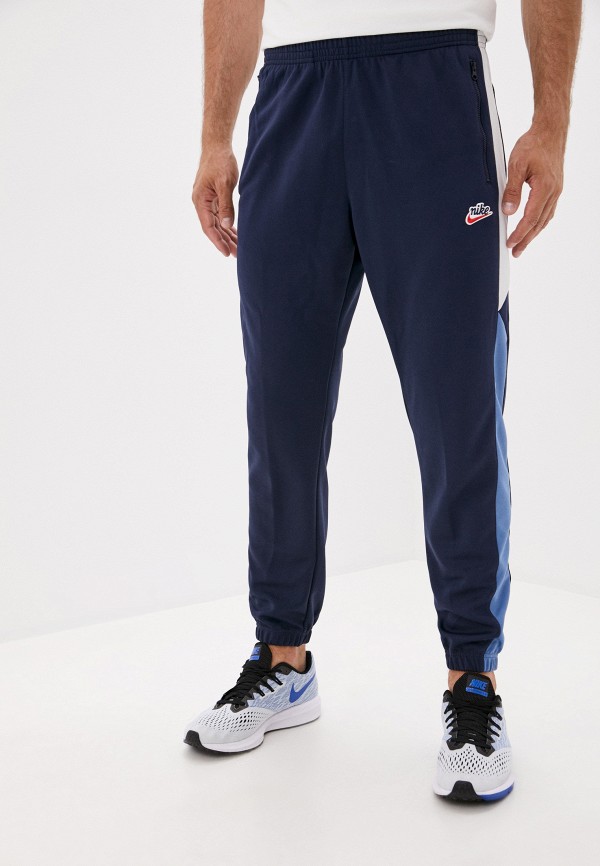 

Брюки спортивные Nike, Синий, M NSW HE PANT CF PK SIGNATURE