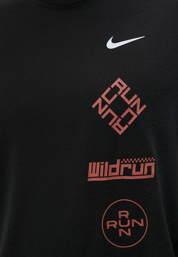 

Футболка спортивная Nike, Черный, M NK DF MILER TOP SS WR GX
