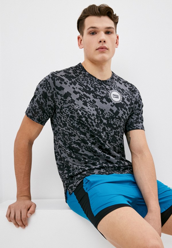 

Футболка спортивная Nike, Серый, M NK DF MILER TOP SS WR PR