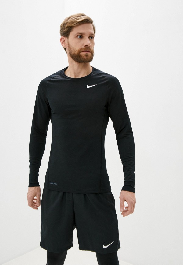 Лонгслив спортивный Nike черного цвета