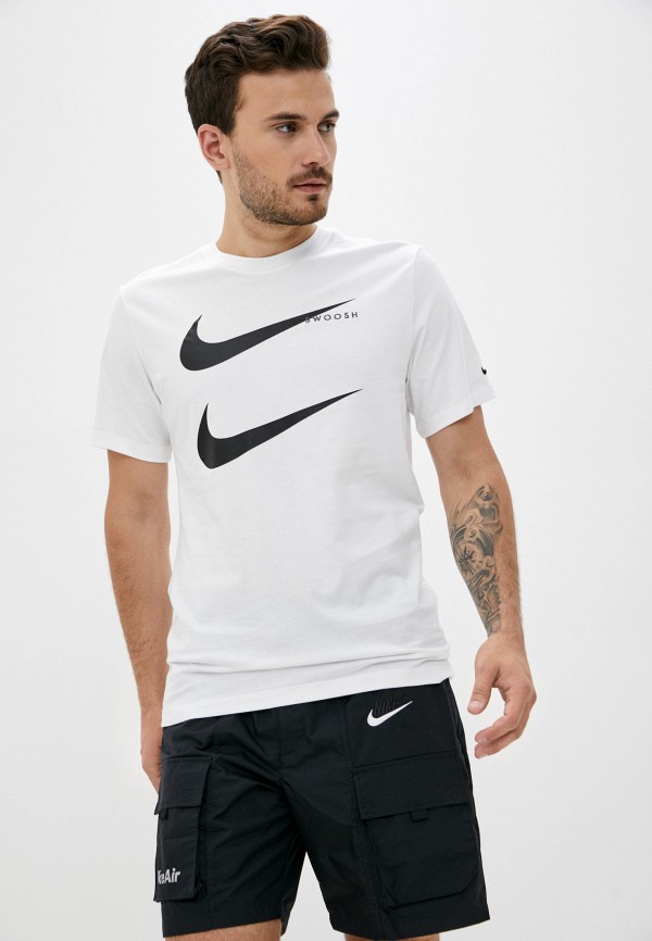 

Футболка Nike, Белый, M NSW SS TEE SWOOSH PK 2