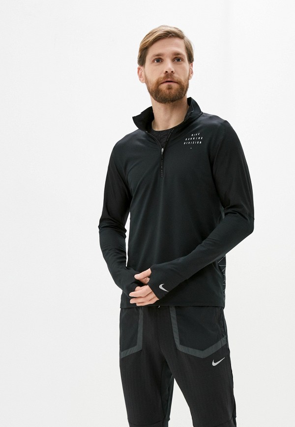 

Лонгслив спортивный Nike, Черный, M NK RUN DVN ELMNT HZ GX FLSH