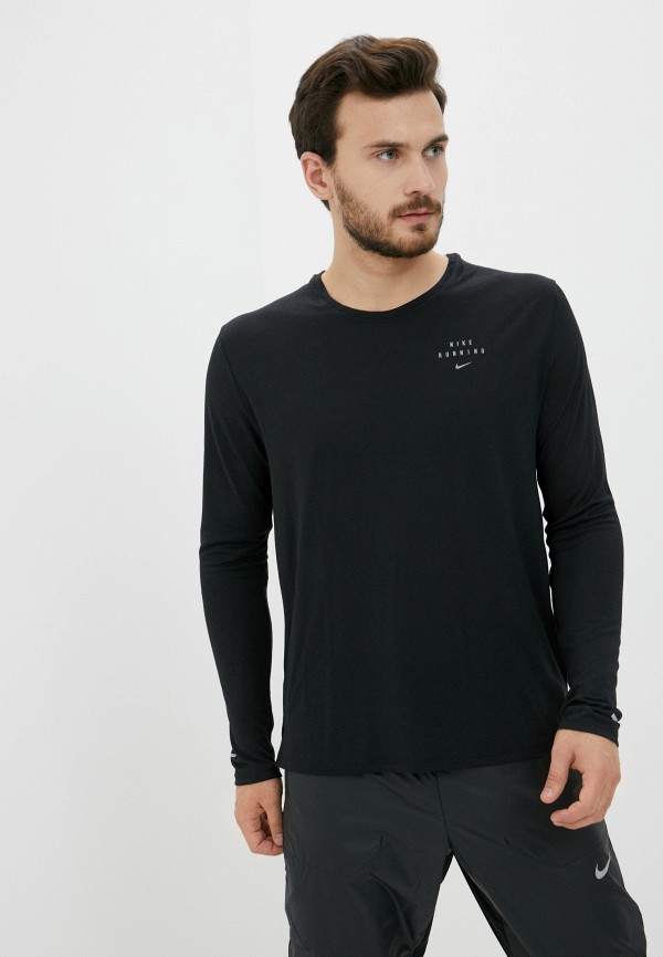 

Лонгслив спортивный Nike, Черный, M NK RUN DVN MILER LS GX FLASH