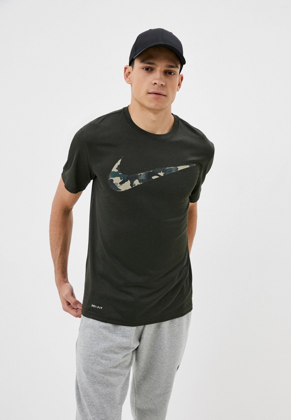

Футболка Nike, Хаки, M NK DRY TEE LEG CAMO SWSH