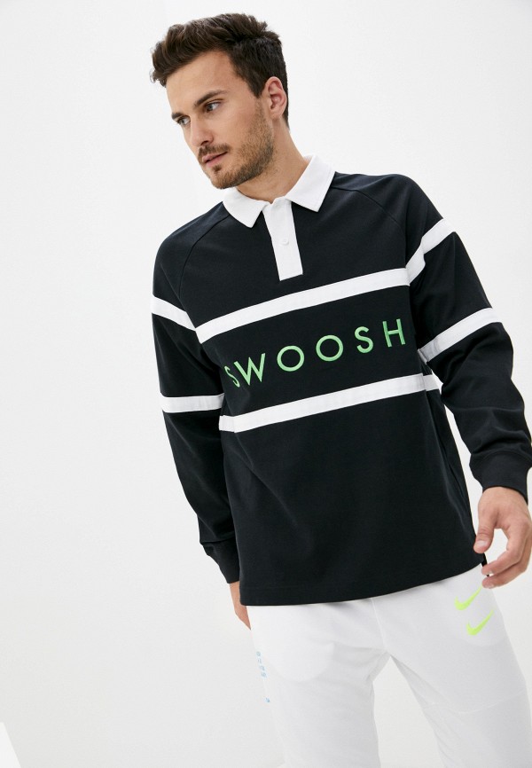 

Поло Nike, Черный, M NSW SWOOSH RUGBY