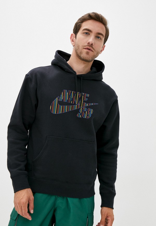 

Худи Nike, Черный, M NK SB STRIPES HOODIE