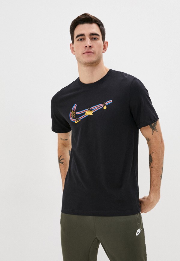 

Футболка спортивная Nike, Черный, M NK DRY MEDALLION SWSH TEE